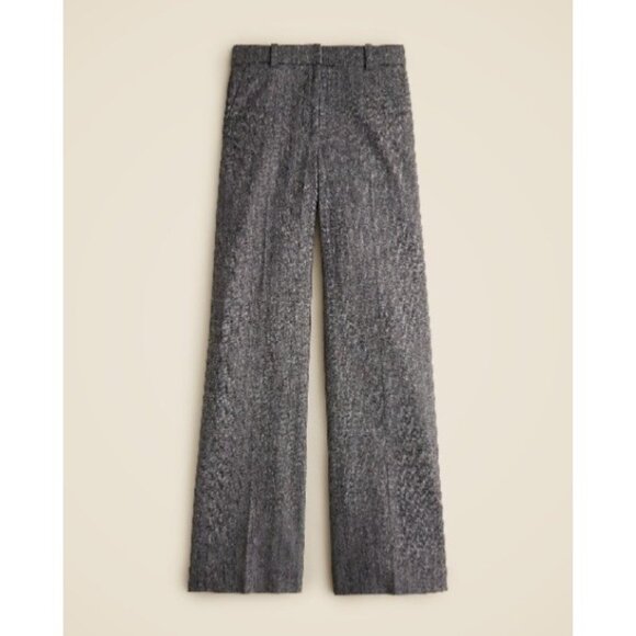 J Crew Women's 16 Carolina pant in Italian herringbone wool blend